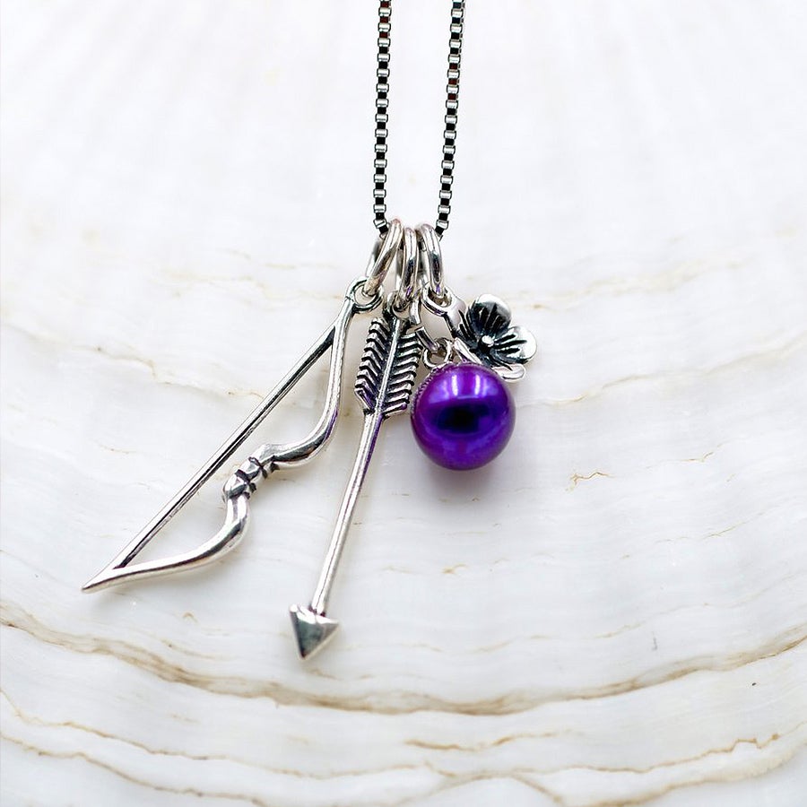 Arrow of Artemis Sterling Silver Set Pendant PREORDER