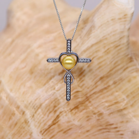 Cross of Paradise Sterling Silver Set Pendant PREORDER