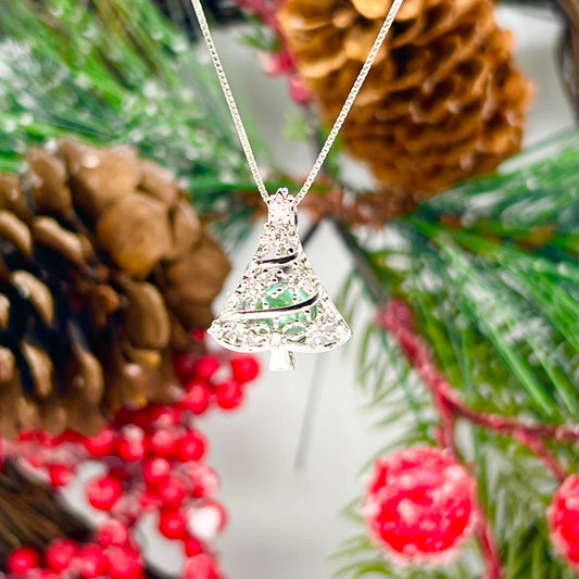 Decorate Our Tree Sterling Silver cage pendant PREORDER