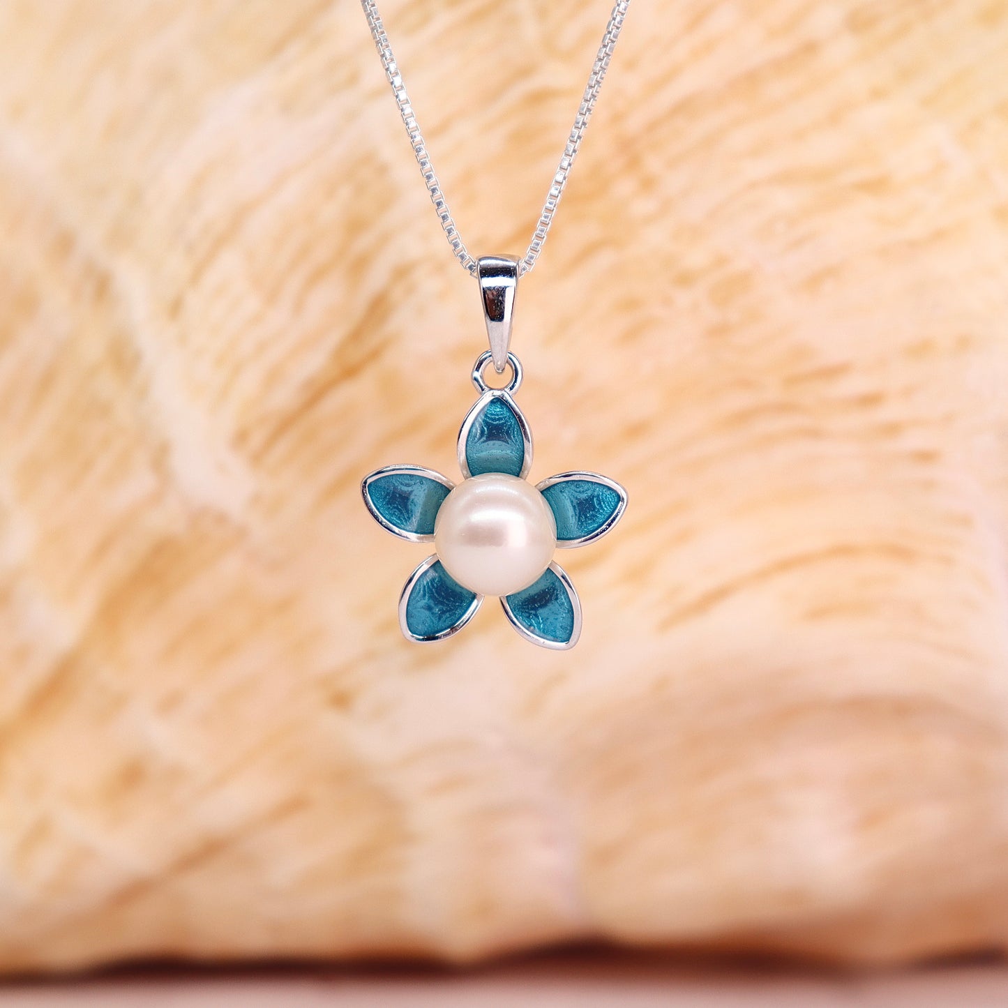 Forget Me Not Sterling Silver Set Pendant PREORDER