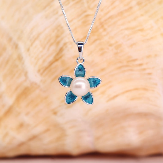 Forget Me Not Sterling Silver Set Pendant PREORDER