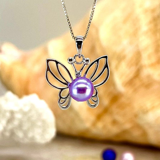 Spreading Your Wings Sterling Silver Butterfly Pendant