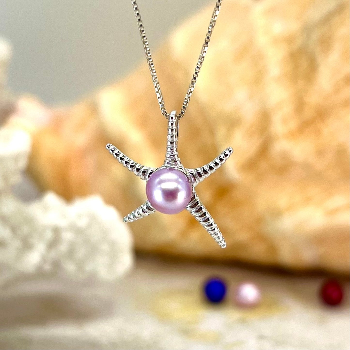 Simple Starfish Sterling Silver Pendant