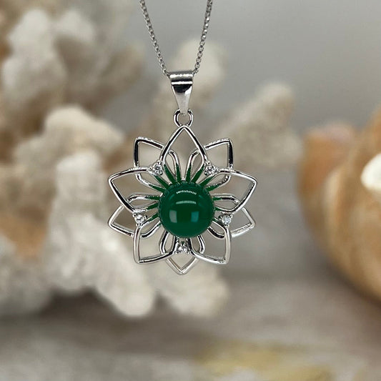 Springtime Blossom Sterling Silver Set Pendant