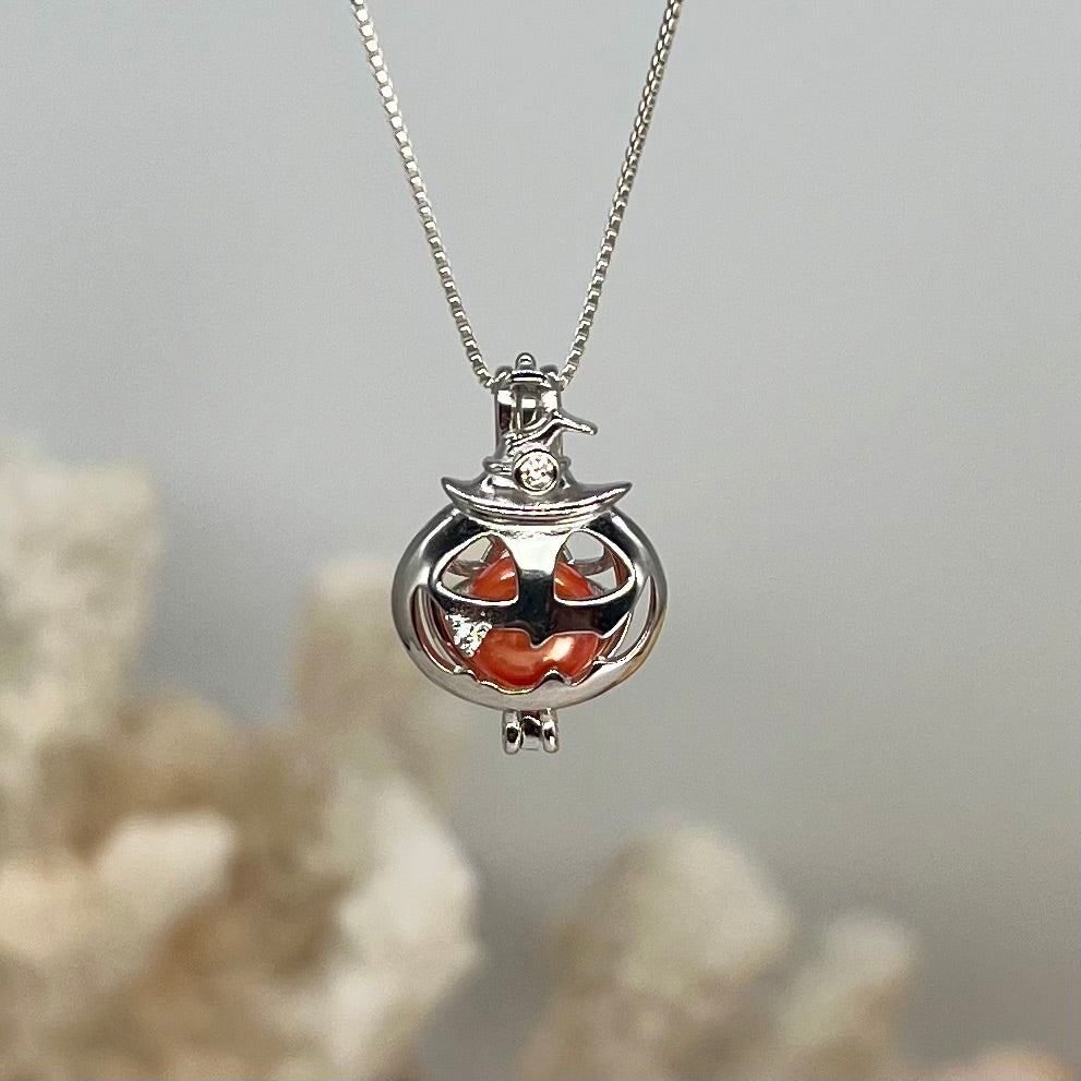 Pumpkin King Sterling Silver Cage