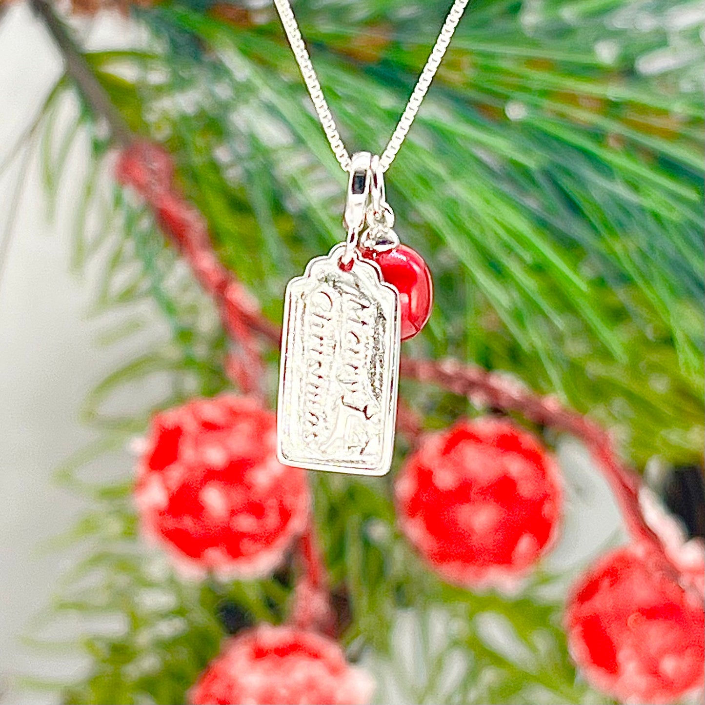 Merry Christmas Everyone Sterling Silver Set Pendant PRE-ORDER