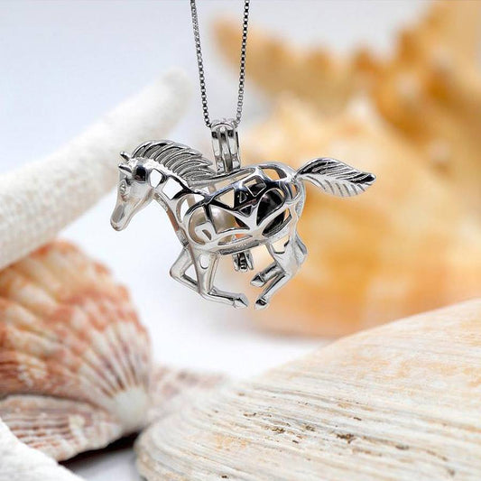 Mustang Sterling Silver Cage Pendant PRE-ORDER