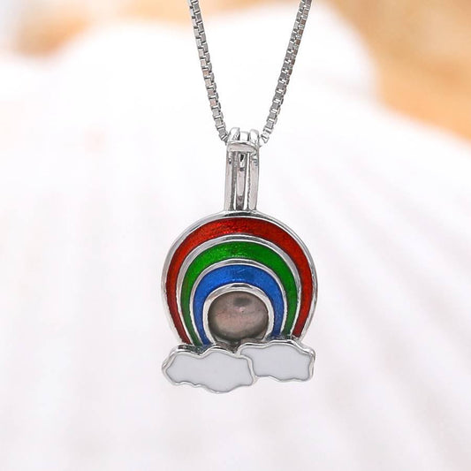 Over the Rainbow Sterling Silver Cage Pendant PRE-ORDER