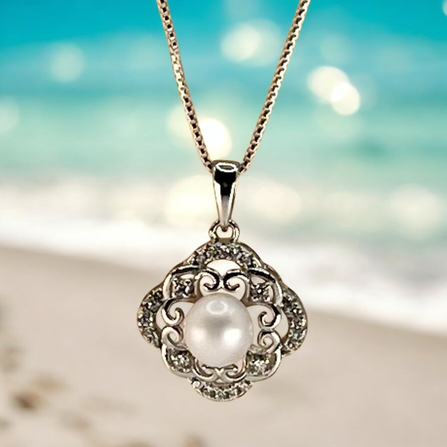 Glitz & Glamour Sterling Silver Pendant - New Arrival