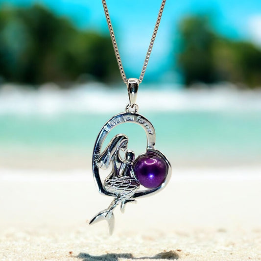 Mermaid Love Sterling Silver Pendant - New Arrivals