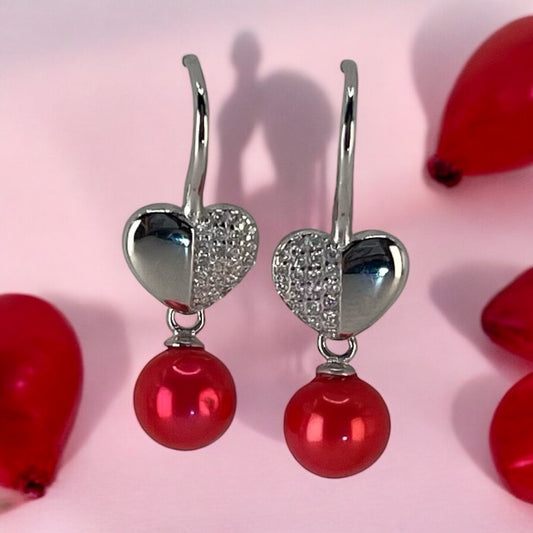 You Make My Heart Beat Sterling Silver Earrings - New Arrival