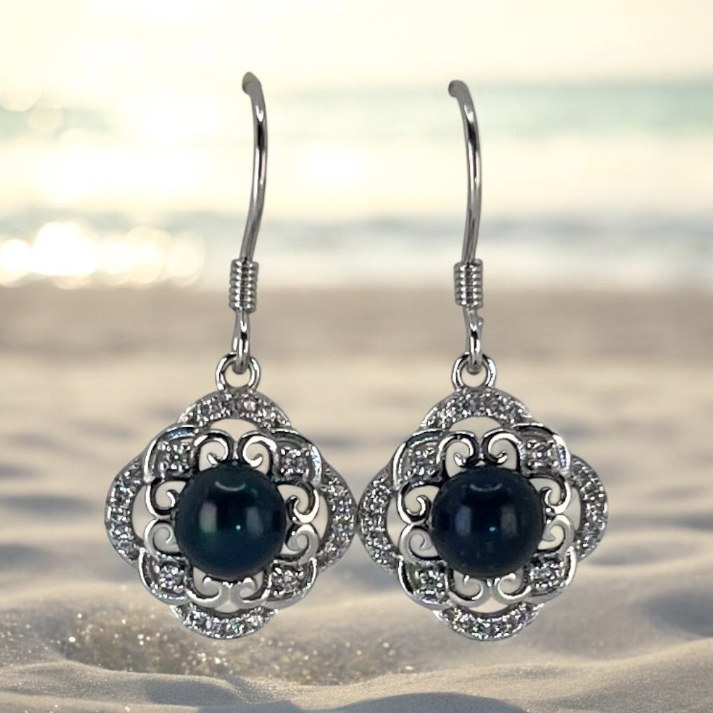 Glitz & Glammor Sterling Silver Earrings - New Arrival