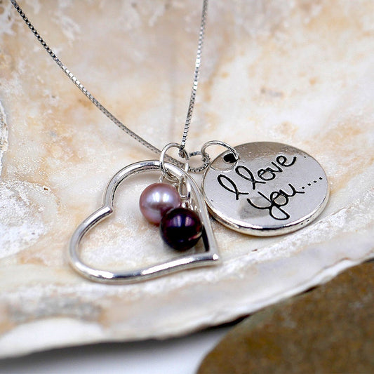 The Love Note Sterling Silver Set Pendant PRE-ORDER