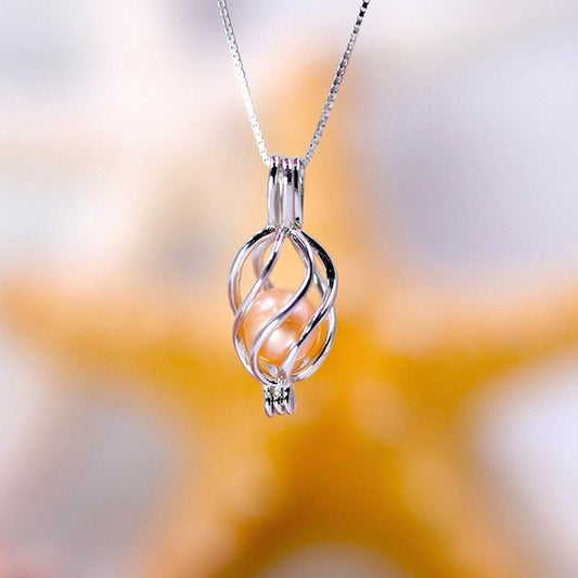 Totally Twisted Sterling Silver Cage Pendant PRE-ORDER