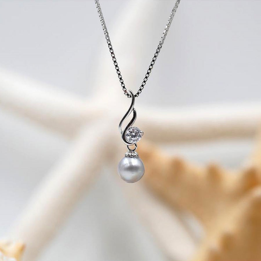 Tranquility Sterling Silver Set Pendant PREORDER